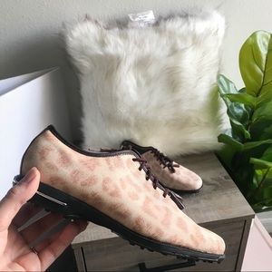 FootJoy Tailored Collection Golf Shoes Leopard 6.5